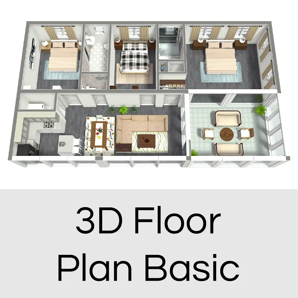 3D Floor Plan - Basic