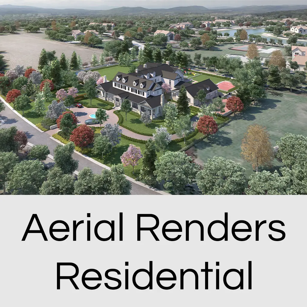 Aerial Renders - Residential