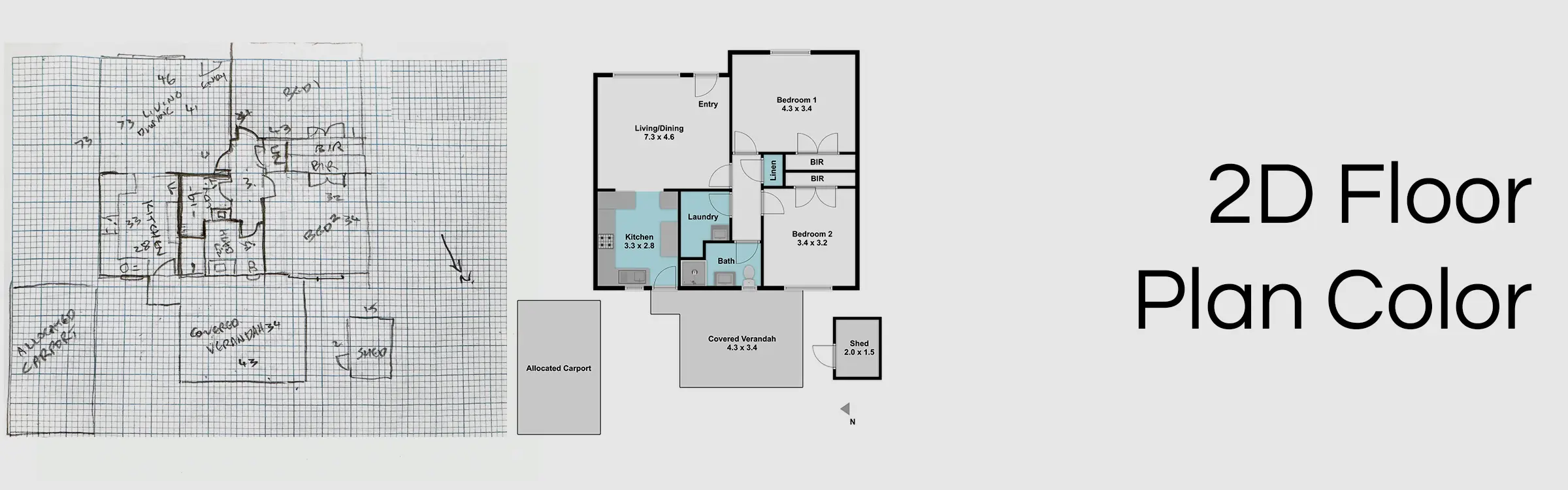 2D Floor Plans - Color