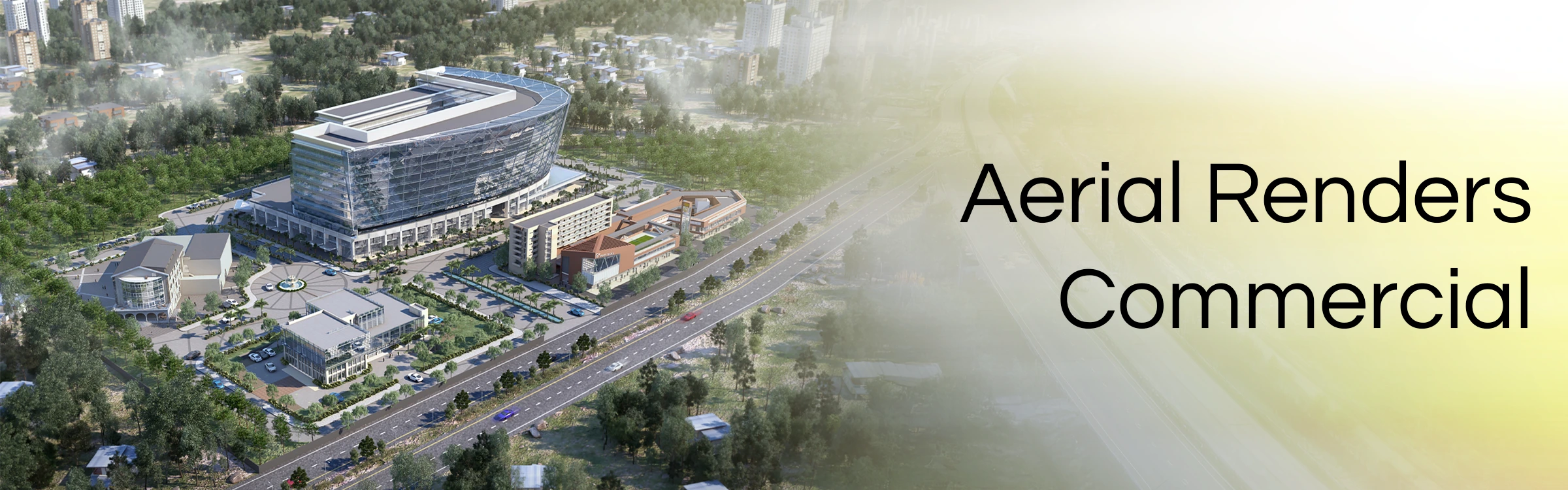 Aerial Renders - Commercial