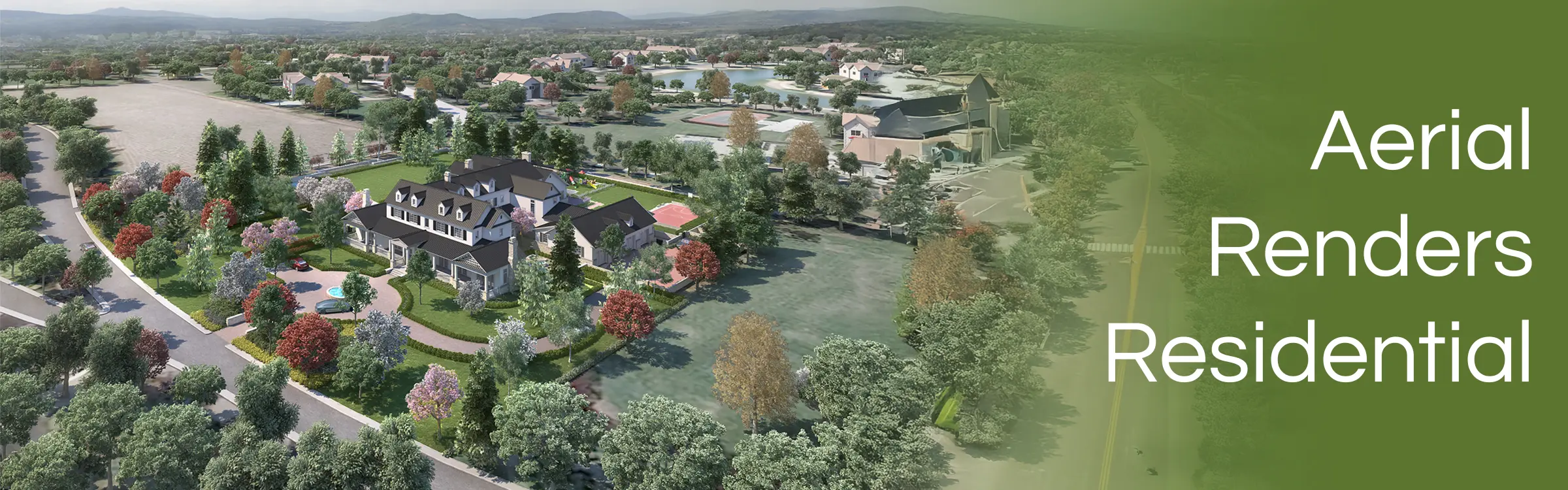 Aerial Renders - Residential
