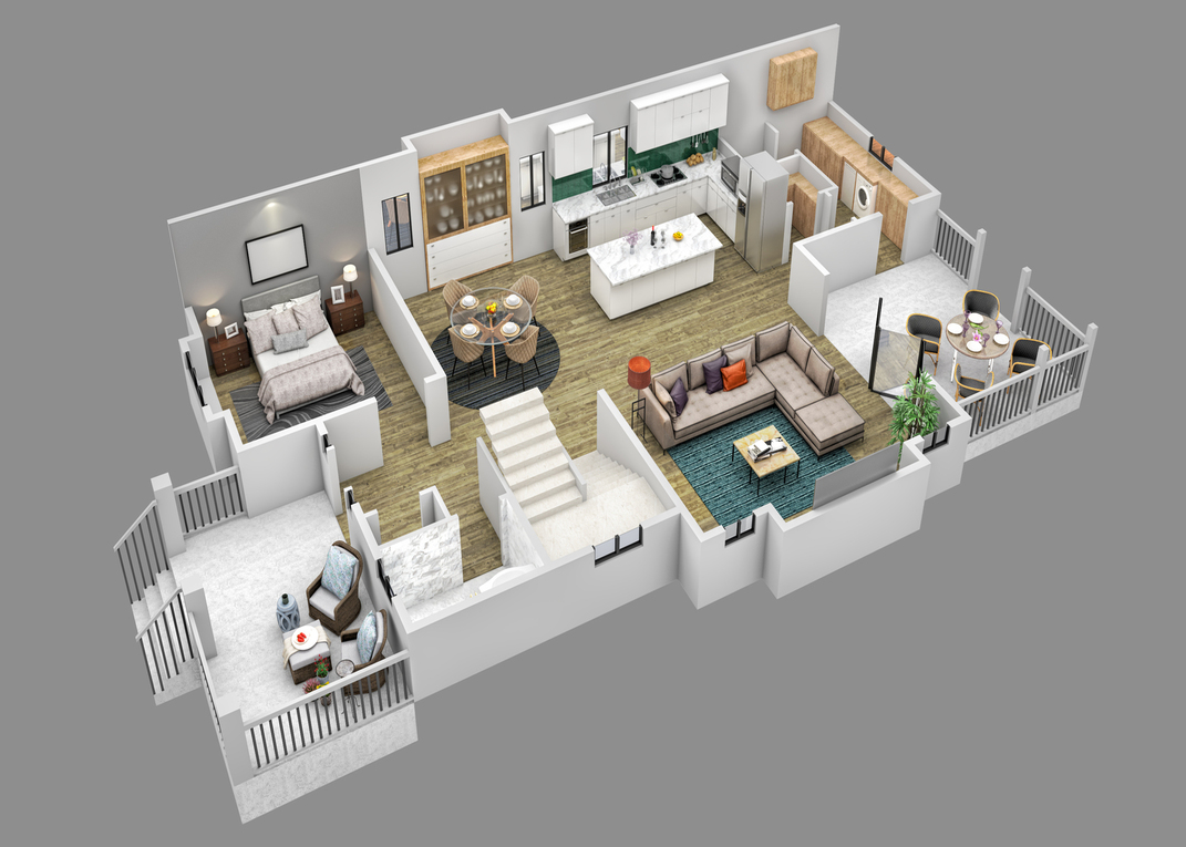 3D Premium Floor Plan